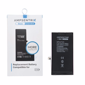 AmpSentrix Basic battery for iPhone 12 / 12 Pro (high capacity 3300 mAh)