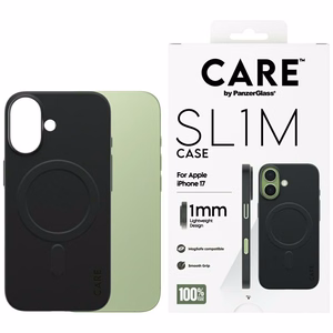 CARE by PanzerGlass SL1M MagSafe Suojakuori iPhone 17 - musta
