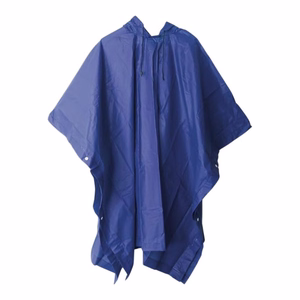 Lifetime-sadeponcho, 130 × 100 cm, sininen