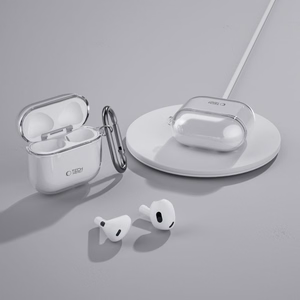 Tech-Protect FLEXAir Suojakuori Apple AirPods 4:lle - läpinäkyvä