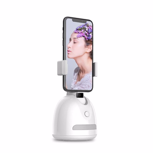 Phone holder with 360° face tracking P2S white