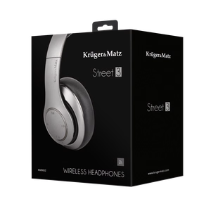 Kruger&Matz Street 3 Wireless -langattomat sankakuulokkeet, grafiitti