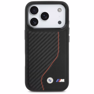 BMW M Carbon Line & Logo MagSafe Suojakuori iPhone 17 Pro:lle - Punainen