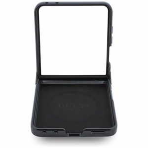 Vaaleanpunainen Guess 4G Classic MagSafe -suojakuori Samsung Galaxy Z Flip8 -puhelimelle