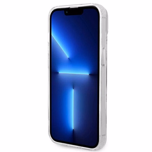 Guess GUHMP14MHTRMS iPhone 14 Plus 6.7" hopea/hopea kova kotelo metalli Outline Magsafe