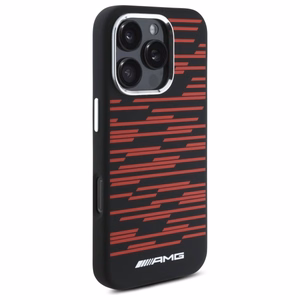 AMG Silikoninen Graphics MagSafe suojakuori iPhone 16 Pro:lle - musta