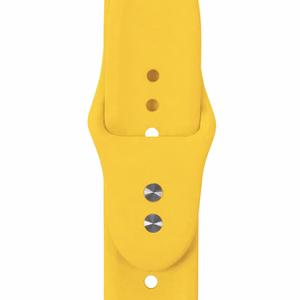 Crong Liquid strap for Apple Watch 38 / 40 / 41 / 42 mm, yellow