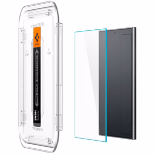 Spigen Glas.tR EZ Fit karkaistu suojalasi Samsung Galaxy S24 Ultra -puhelimelle, 2 kpl