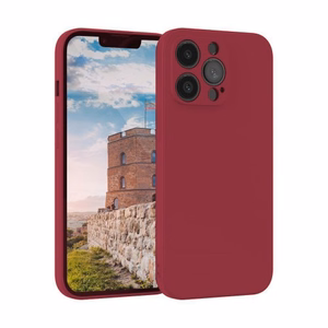 Phone Case "Liquid Silicone Edge" for Xiaomi Mi 11i / Poco F3 / Poco F3 Pro (Dark Red Rose)