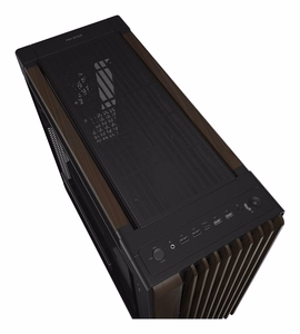 ASUS ProArt PA602 -keskikokoinen tornikotelo puuviimeistelyllä ja karkaistulla lasipaneelilla, musta