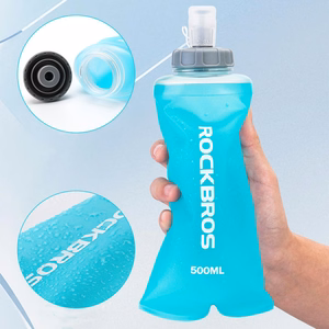 Rockbros 35210027001 pehmeä juoksupullo, 500 ml – vaaleansininen