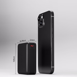 Powerbank SBS TEBB10000HDPD20K 10000 mAh Power Delivery -virtalähteellä - musta