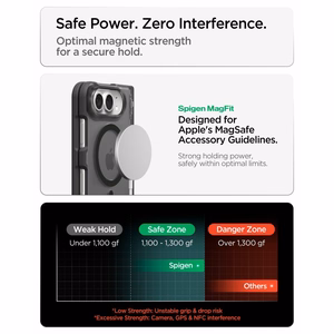 Spigen Ultra Hybrid Pro MagSafe  iPhone Duo kuori, musta