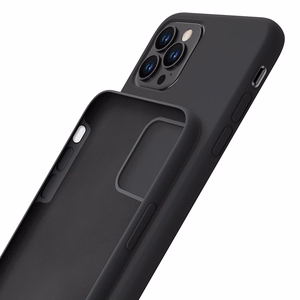 3mk Silicone Case iPhone 11 Pro Max:lle - musta