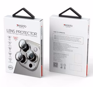 Yesido linssinsuoja WB52 iPhone 16 Pro/16 Pro Max, musta