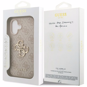 Guess 4G Big Logo -suojakuori iPhone 17 - pinkki