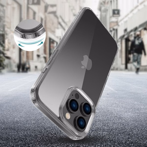 Tech-Protect FlexAir Hybrid Suojakuori iPhone 16 Pro Max:lle - läpinäkyvä