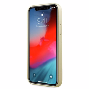 Guess GUHCP12LIGLGO iPhone 12 Pro Max 6.7" kultainen/kultainen kovakotelo Iridescent (Iriseva)