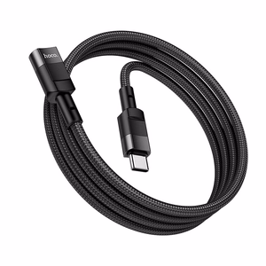 Sovitin Hoco (U107) USB-C - USB-C (OTG) 3A 1,2m musta