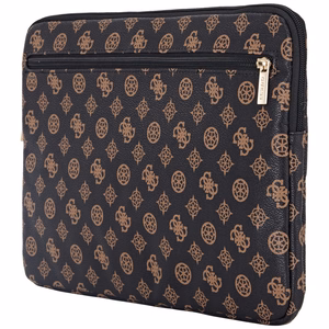 Guess Sleeve Peony Pocket Triangle 14" Kannettavan Laukku - Musta