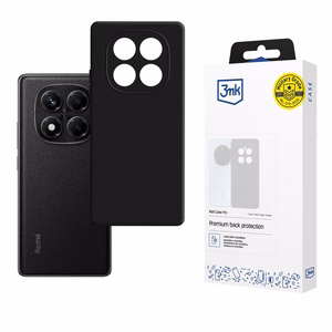 3mk Matt Case Pro Xiaomi Redmi Note 14 Pro 4G:lle - Matta musta