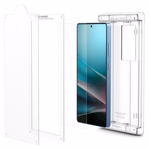 Spigen Elite Shield EZ FIT hybridilasi Samsung Galaxy S25 Ultra -puhelimelle - läpinäkyvä