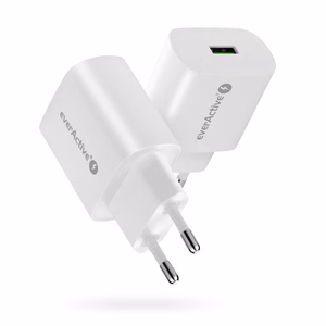 laturi 1x USB Quick Charge 3.0 18W valkoinen