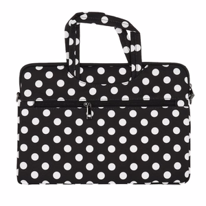 Wonder Briefcase kannettavan laukku 17 tuumaa musta pilkukuvio