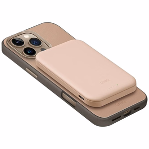 Uniq Lyden Lexa Magneettinen 5000mAh PD USB-C MagSafe Varavirtalähde - vaaleanpunainen