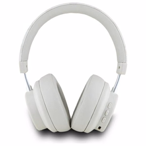 DKNY Checkered Pattern wireless on-ear Bluetooth 5.3 headphones, pearl