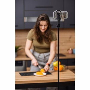 FORCELL F-GRIP S150XL selfie-tikku langattomalla kaukosäätimellä jalusta musta