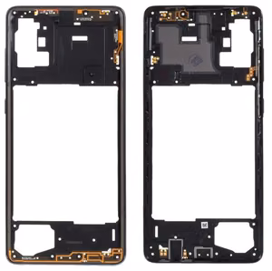 Keskirunko Samsung A715 A71 Prism Crush Black sivunäppäimillä alkuperäinen (used Grade B)
