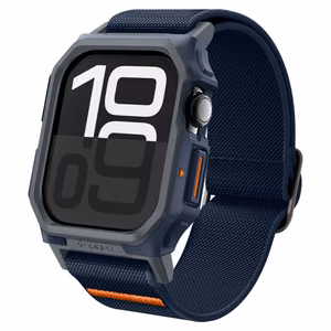 Spigen Lite Fit Pro -suojakuori Apple Watch 10 (46mm):lle laivastonsininen