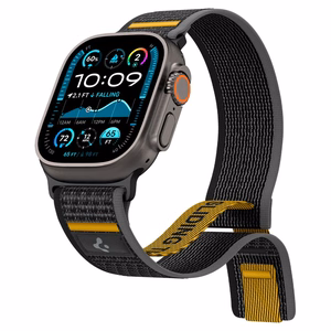 Spigen Athlex Air Apple Watch 6/7/8/9/10/SE/Ultra 1/2 (44/45/46/49 mm) Active musta