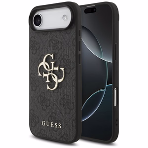 Guess 4G Big Logo Suojakuori iPhone 17 Air:lle - Musta