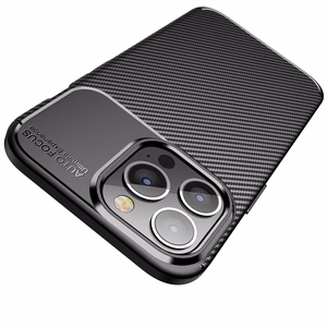 Case for Samsung A23 5G Carbon Premium black