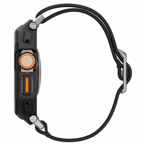 Spigen Lite Fit Pro Suojakuori Hihnalla Apple Watch Ultra 1 / 2 (49mm):lle - matta musta