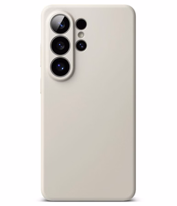 Ringke Silikoninen MagSafe Suojakuori Samsung Galaxy S26 Ultra:lle beige