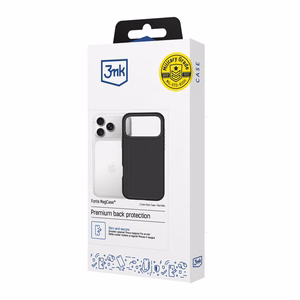 3mk Fortis MagCase -suojakuori iPhone 17 Pro Max:lle - musta