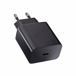 Blue Star USB-C QC3.0 PD 3A 20W seinälaturi USB-C - USB-C -kaapelilla TFB-TC-20WPD, musta