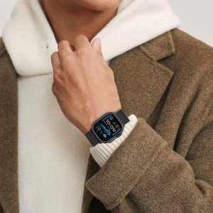 Tech-Protect Milano hihna Apple Watch 6 / 7 / 8 / 9 / 10 / SE / Ultra 1 / 2:lle (44 / 45 / 46 / 49 mm) - musta