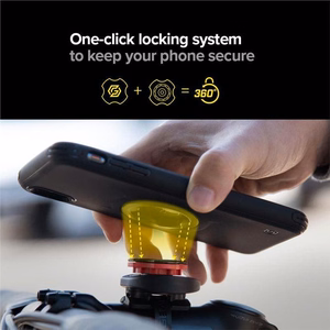 Spigen Gearlock MS100 ohjaustanko polkupyöräteline musta