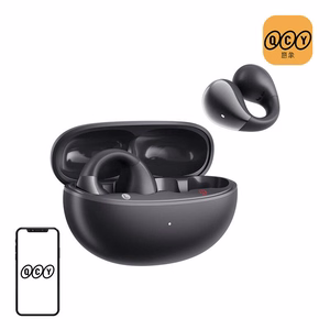 OWS QCY Crossky C30 kuulokkeet klipsillä IPX4 Bluetooth 5.4 - musta