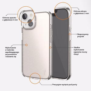 Ugly Rubber Vogue -kuori iPhone 15 Plus 6,7'' ruusukulta