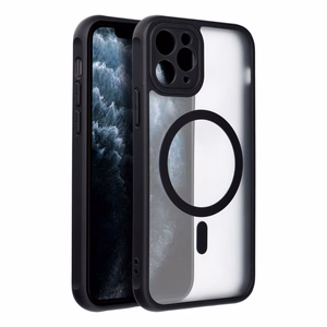 Suojakuori iPhone 11 PRO:lle Full Matte Mag Cover yhteensopiva MagSafe musta