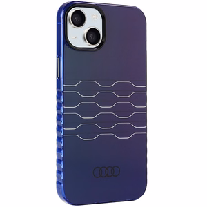 Audi IML MagSafe suojakuori iPhone 15 Plus / 14 Plus:lle - sininen