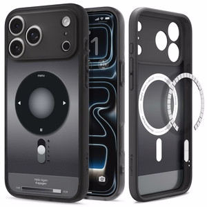 Spigen Ultra Hybrid MagSafe -suojakuori iPhone 17 Pro Max / 18 Pro Max -malleille, klassisen musta