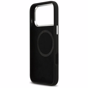Mercedes Silicone Vintage Logo MagSafe suojakuori iPhone 17 Pro Max:lle - musta