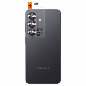 Spigen Glas.Tr Ez Fit Optik Pro HD kameransuoja 2-pack Samsung Galaxy S26:lle - musta