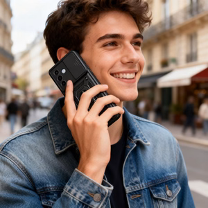 Tech-Protect CamShield Pro -suojakuori Samsung Galaxy A27 5G:lle - musta